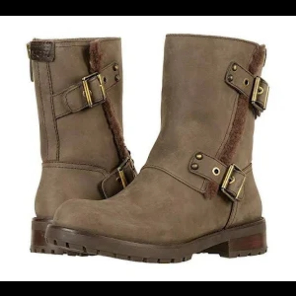 UGG Niels boots womens ankle snow winter sexy moto